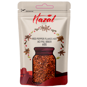 Hazal (527) Red Pepper Flakes Hot 8X60G dimarkcash&carry