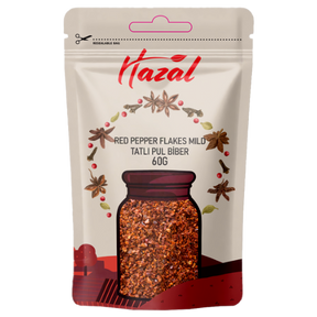 Hazal (528) Red Pepper Flakes Mild 8X60G dimarkcash&carry