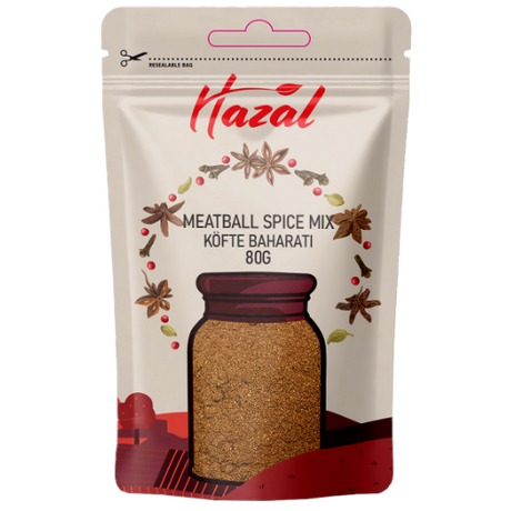 Hazal (538) Meatball Spice Mix 8X80G dimarkcash&carry