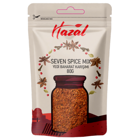 Hazal (562) Seven Spice Mix 8X80G dimarkcash&carry