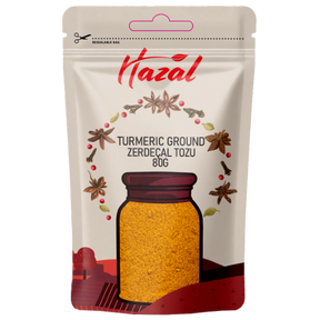 Hazal (566) Turmeric Ground 8X80G dimarkcash&carry