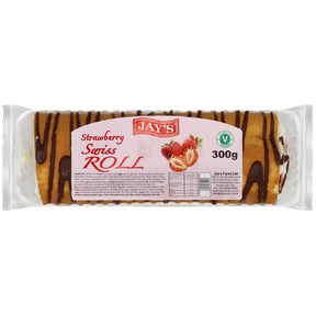 Jays New Swiss Roll Strawberry 5x300g dimarkcash&carry