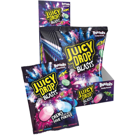 Juicy Drops Blasts Bag 12X140G dimarkcash&carry