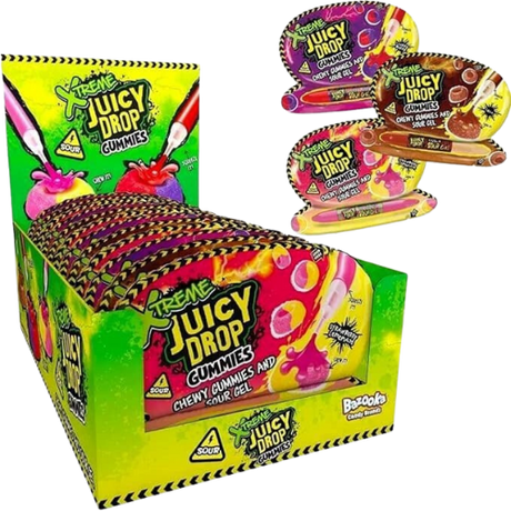 Juicy Drops Xtreme Gummies Bag 12X57G dimarkcash&carry