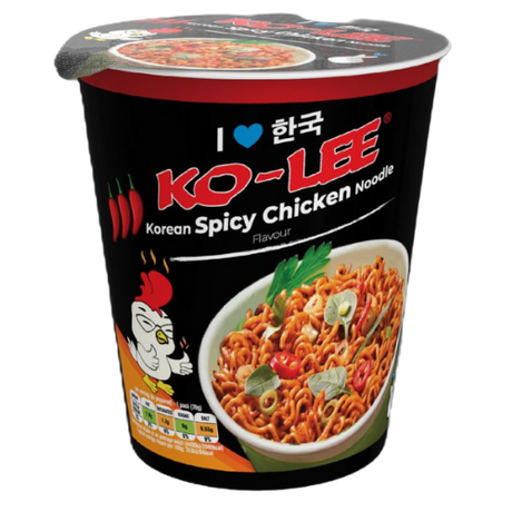 Ko Lee Korean Spicy Noodle Cup 6x65g dimarkcash&carry