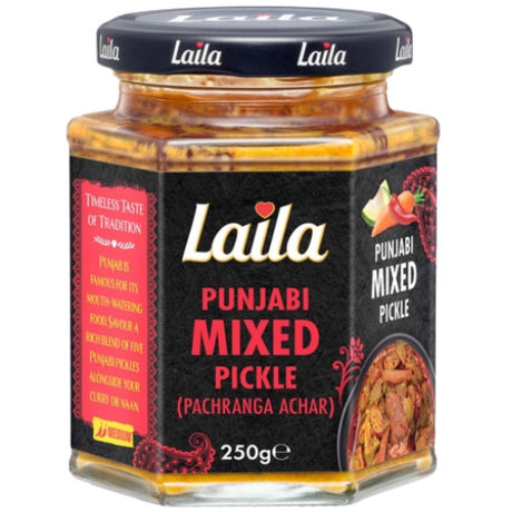 Laila Punjabi Mixed Pickle 12X250G