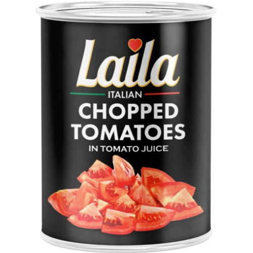 Laila Chopped Tomatoes 12X400G