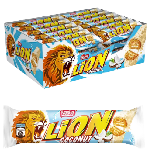 Lion Coconut Chocolate Bar 40X40G dimarkcash&carry