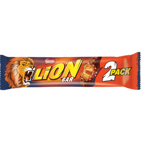 Lion Standard 2Pack Chocolate Bar 28X60G dimarkcash&carry