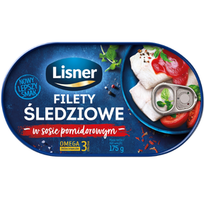 Lisner Herring Fillet In Tomato Sauce 12X175G dimarkcash&carry