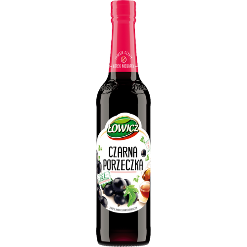 Lowicz Blackcurrant Syrup 6X400Ml - Z Czarnej