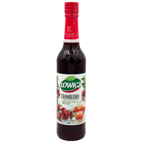 Lowicz Cranberry Syrup - Zurawina 6X400Ml