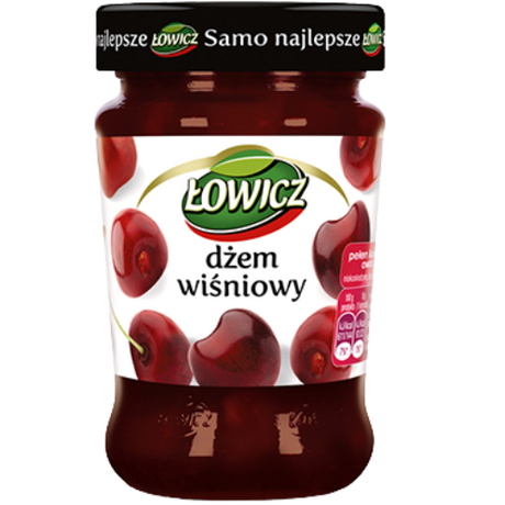 Lowicz Cherry Jam 8X280G-Wisnia