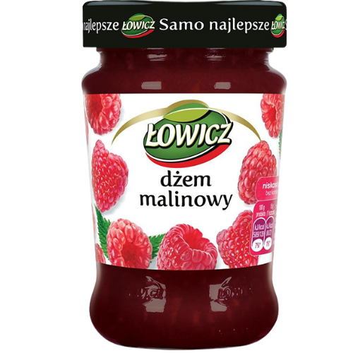 Lowicz Raspberry Jam 8X280G-Malina