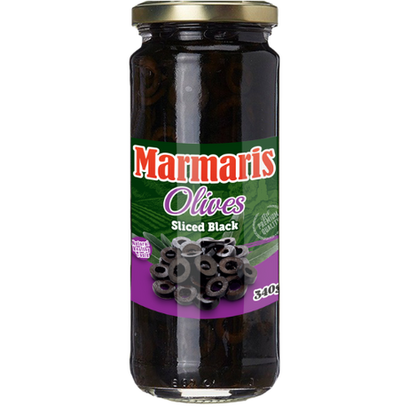 Marmaris Sliced Black Olives 12X435G Pm 1.69