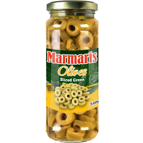 Marmaris Sliced Green Olives 12X340G P.M 1.69