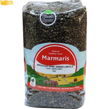 Marmaris Speckled Dark Green Lentils 6X1Kg