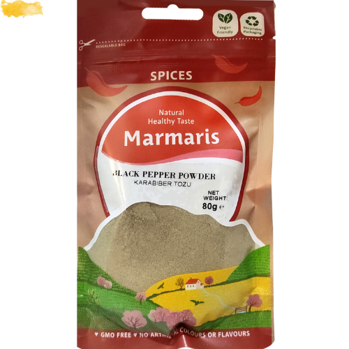 Marmaris Black Pepper Powder 10X80Gr