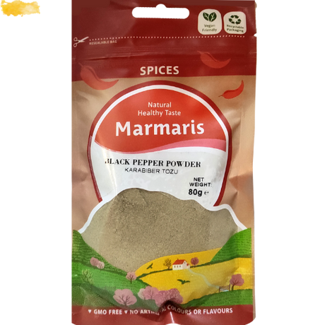 Marmaris Black Pepper Powder 10X80Gr