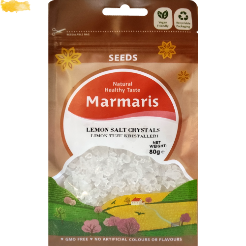 Marmaris Lemon Salt Crystals 10X80Gr