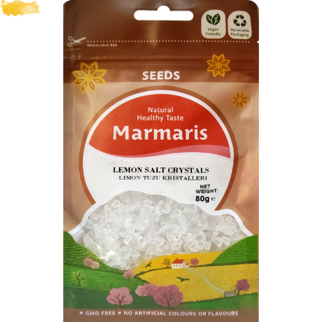 Marmaris Lemon Salt Crystals 10X80Gr
