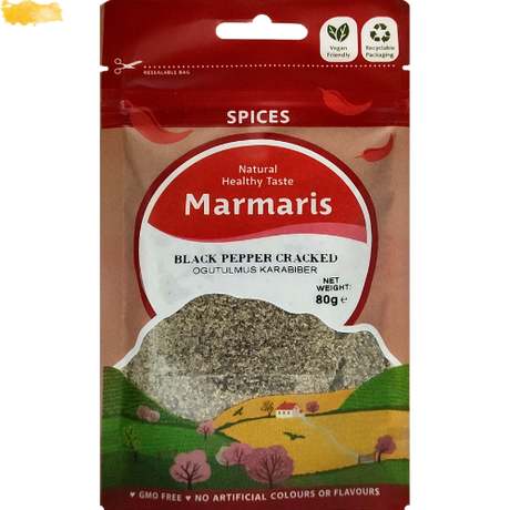 Marmaris Black Pepper Cracked 10X80Gr