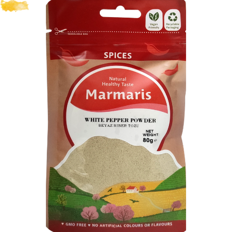 Marmaris White Pepper Powder 10X80Gr