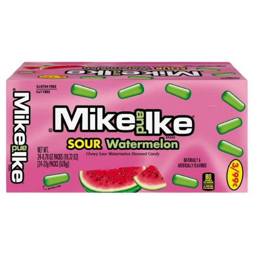 Mike & Ike Watermelon Blast 24X22G (Small) dimarkcash&carry