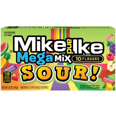 Mike & Ike Theater Mega Mix Sour 12X141G (Big) dimarkcash&carry