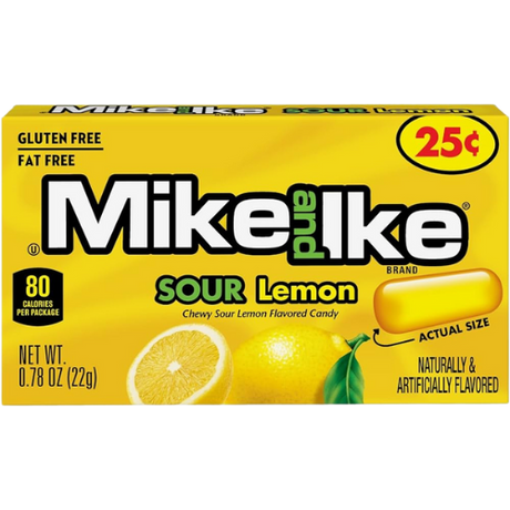 Mike & Ike Sour Lemon 24X22G (Small)