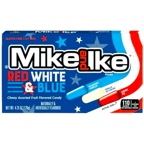 Mike & Ike Theater Red White and Blue 12x120g (BIG) dimarkcash&carry