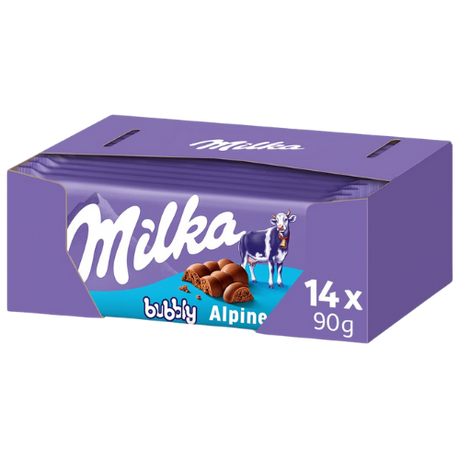 Milka Bubbly Milk  14X90G dimarkcash&carry