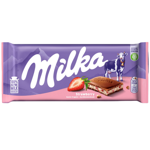 Milka Strawberry * 22X100G dimarkcash&carry