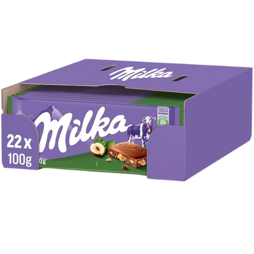 Milka Hazelnuts * 22X100G dimarkcash&carry