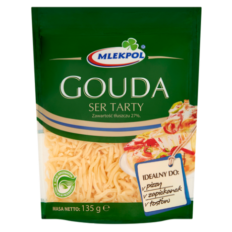 Mlekpol Gouda Grated 12X135G dimarkcash&carry