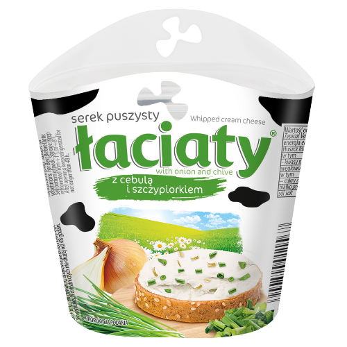 Mlekpol Laciaty Onion Chive Whipped Cream Cheese 12X150G dimarkcash&carry