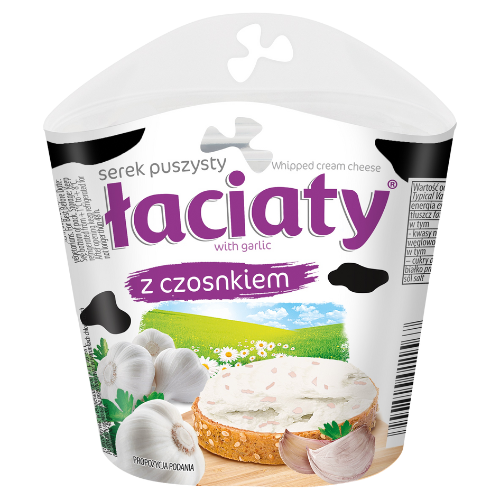 Mlekpol Laciaty Garlic Whipped Cream Cheese 12X150G dimarkcash&carry