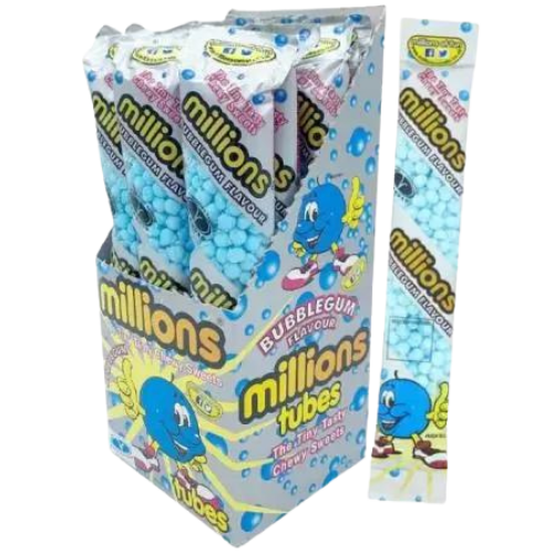 Millions Bubblegum Tube 12x60g