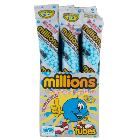 Millions Bubblegum Tube 12X55G