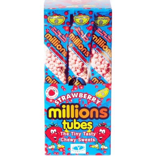 Millions Strawberry Tube 12X55G