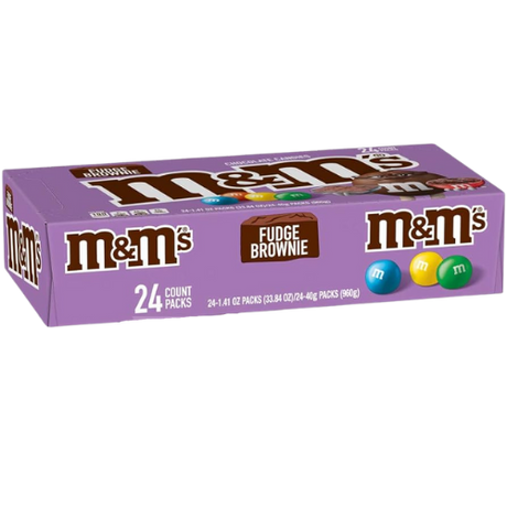 M&M'S Chocolate Fudge Brownie 24X40G dimarkcash&carry