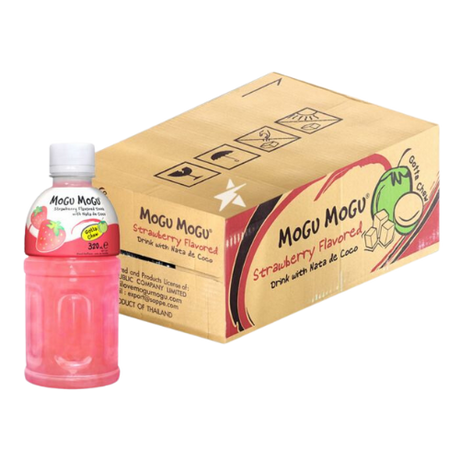 Mogu Mogu Strawberry Drink 24X320Ml dimarkcash&carry