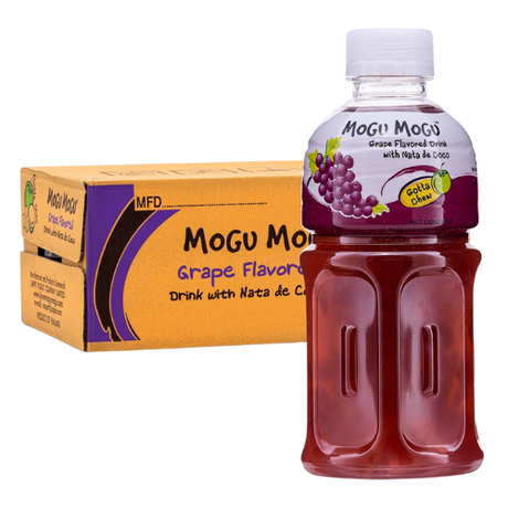 Mogu Mogu Grape Drink 24X320Ml dimarkcash&carry