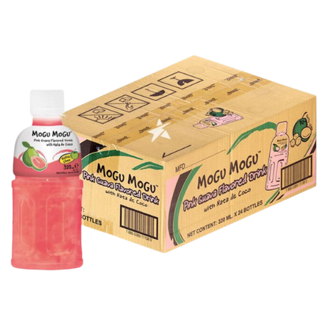 Mogu Mogu Pink Guava Drink 24X320Ml dimarkcash&carry