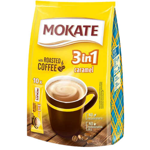 Mokate 3 In1 Caramel 10X(10X17G) dimarkcash&carry