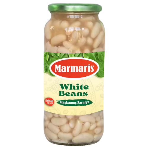 Marmaris White Beans Jar 12X540G dimarkcash&carry