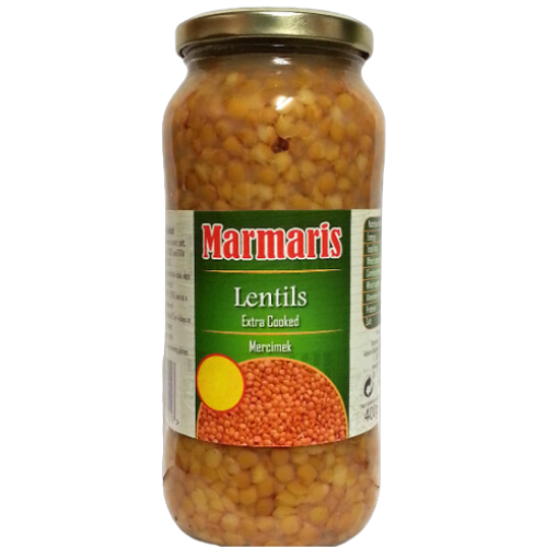 Marmaris Lentils Jar 12X540G dimarkcash&carry