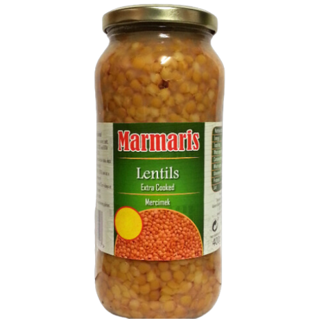 Marmaris Lentils Jar 12X540G dimarkcash&carry