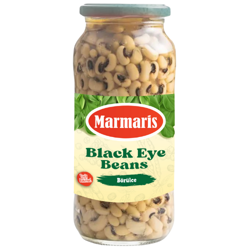 Marmaris Black Eye Beans Jar 12x580ml dimarkcash&carry