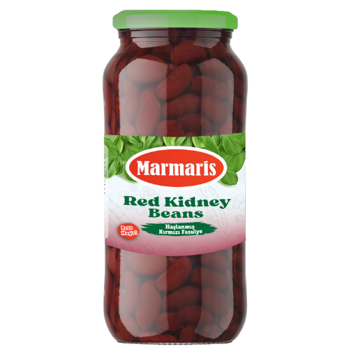 Marmaris Red Kidney Beans Jar 12x580ml dimarkcash&carry